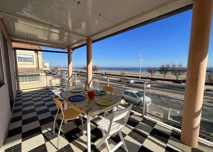 T4 1er Et. 3 Ch, Terrasse, 10m Plage, Parking - Fr-1-701-59 Valras-Plage